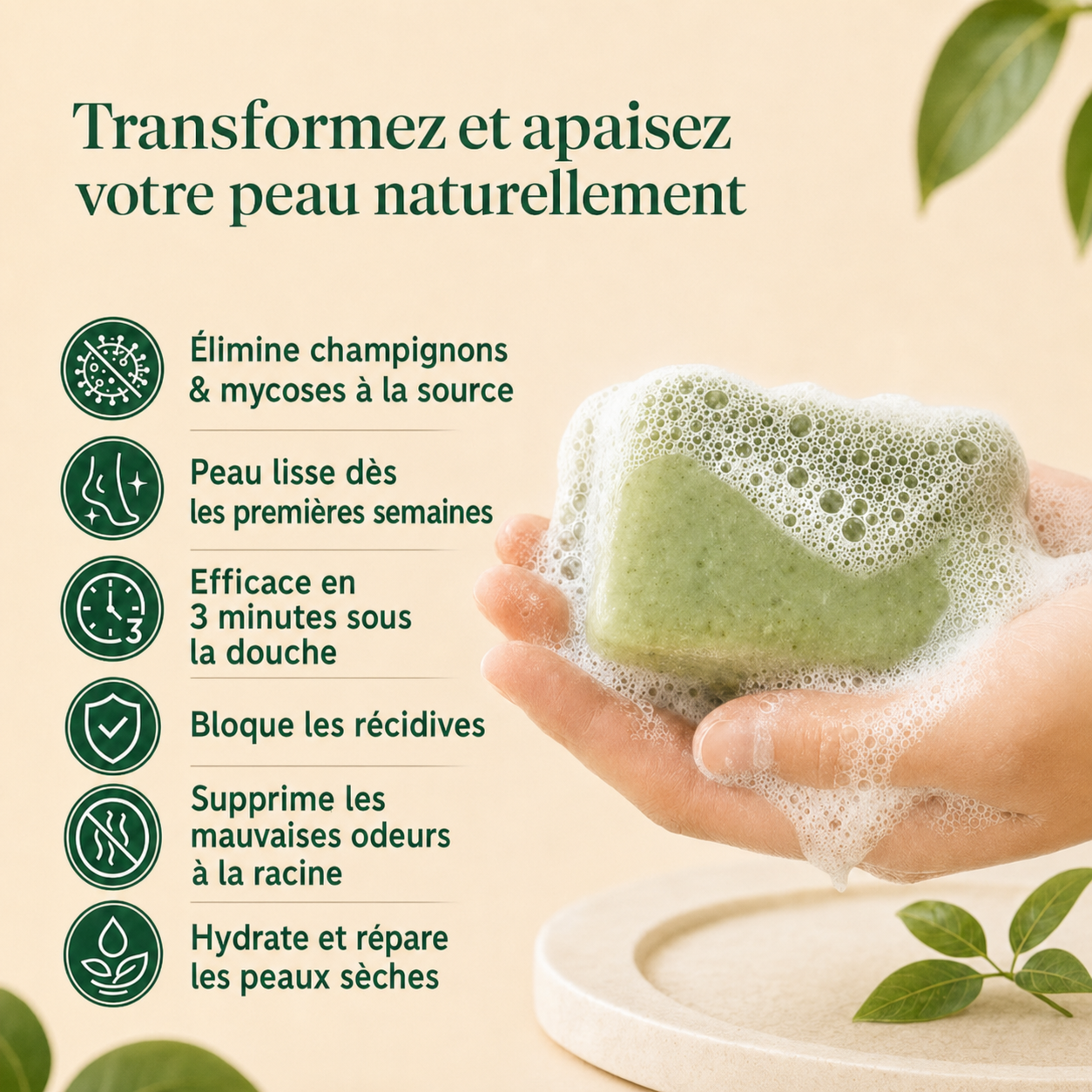 Sauvasine™ Le Savon Antifongique
